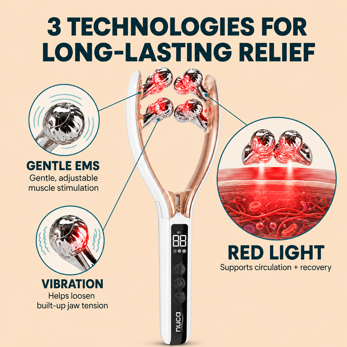 Nuca Masseter Recharge System